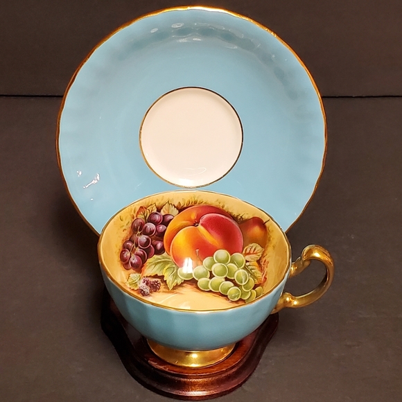 Aynsley Fruit Orchard Tea Cup & Saucer - Picture 2 of 15